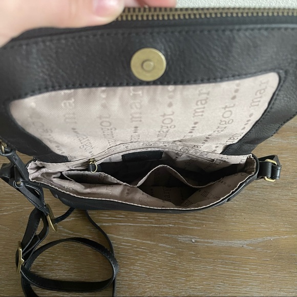 Margot leather saddle crossbody - Picture 5 of 6